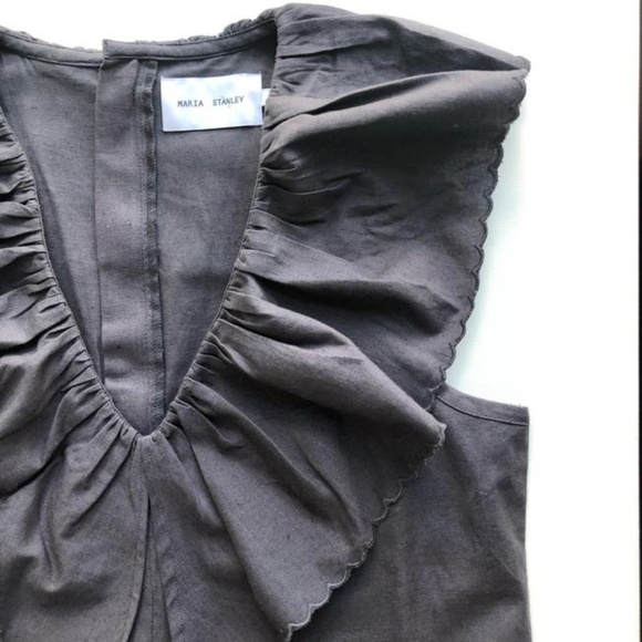 Anthropologie Maria Stanley Cascada Jumpsuit Gray - Picture 3 of 7